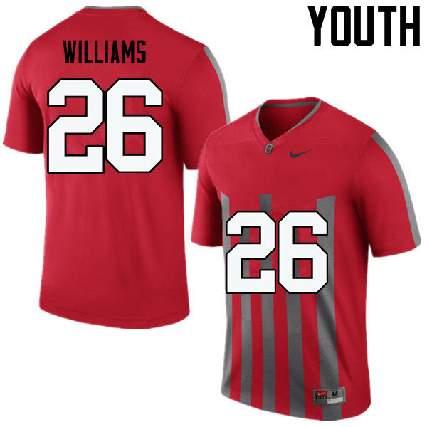 Ohio State Buckeyes Antonio Williams Youth #26 Throwback Game Stitched College Football Jersey